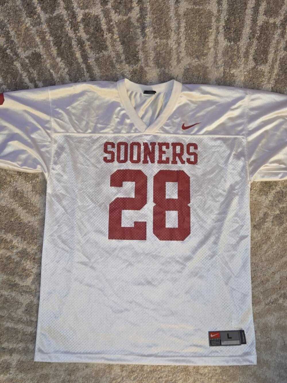 Nike Oklahoma Sooners Jersey Size L